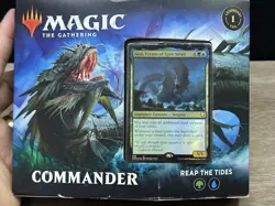 Wizards Magic the Gathering Commander Legends REAP THE TIDES Deck New - Image 5
