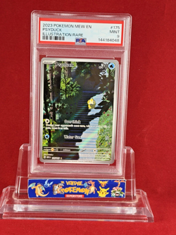 2023 POKEMON Mew EN 151 PSYDUCK Illustration Rare Card #175 PSA 9 - Image 1