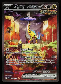 Raging Bolt ex 208/162 Special Illustration Rare Temporal Forces Pokemon Card - Image 1