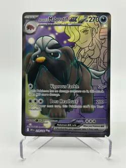 Pokemon TCG - Arven's Mabosstiff ex - Ultra Rare SV10: Destined Rivals 218/182 N - Image 1