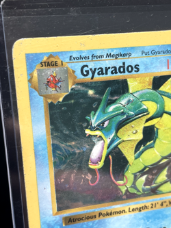 Pokemon '130 Gyarados 6/102 Holo Rare Vintage WOTC 1999 MP - Image 4