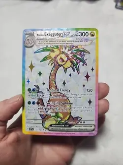 Alolan Exeggutor ex 225/191 Surging Sparks Full Art Ultra Rare Pokemon Card NM - Image 1