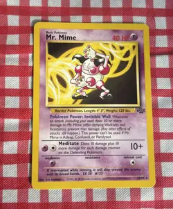 1999 Pokemon Jungle Mr. Mime #22/64 - Image 1