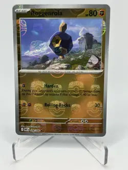 Pokemon - 046/086 - Roggenrola (Master Ball Pattern) - Holofoil - White Flare - Image 1