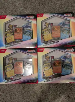 Pokemon Scarlet & Violet 8.5 Prismatic Evolutions Poster Collection (Lot of 4) - Image 1