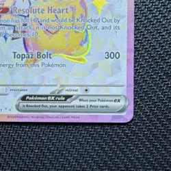 Pokemon Pikachu ex Ultra Rare Full Art Holo 219/191 Sv08 Surging Sparks - Image 4