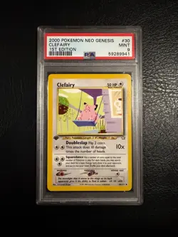 Pokemon Neo Genesis #33 - Clefairy - MINT - 1st Edition - PSA 9! - Image 1