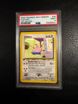 Pokemon Neo Genesis #33 - Clefairy - MINT - 1st Edition - PSA 9! - Image 2