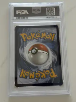 2025 POKEMON DESTINED RIVALS TEAM ROCKET'S MEOWTH #203 ILLUSTRATION RARE PSA 9 - Image 2