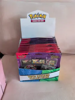 Pokemon Ascended Heroes Tech Sticker Collection Display (12-3 pack blisters) - Image 1
