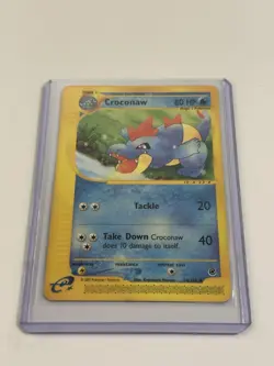Pokemon Croconaw 80 HP Uncommon 074/165 Expedition Base Set Regular English - Image 1