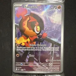 SEALED Pokemon Center Stamped Phantasmal Flames Charcadet ETB Promo 022 - Image 2