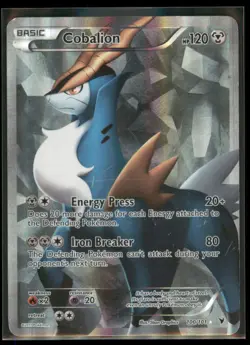 2011 Black & White - Noble Victories Cobalion Full Art #100 - Image 1