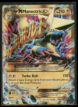 2014 XY - Phantom Forces M Manectric-EX Mega/Rare Secret #120 - Image 1
