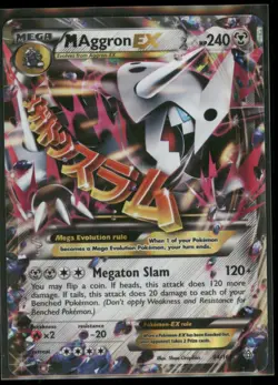 2015 XY - Primal Clash M Aggron-EX Mega/Rare Holo EX #94 - Image 1