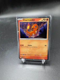 Charmander Pokemon TCG 151 Poster Collection Promo Holo 047 - Image 1