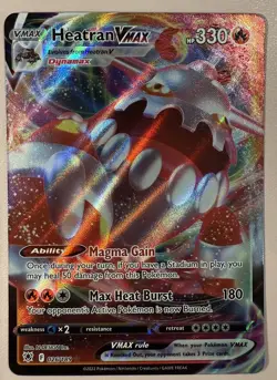 POKEMON TCG Heatran VMAX 026/189 Swsh10: Astral Radiance Holo - Image 1