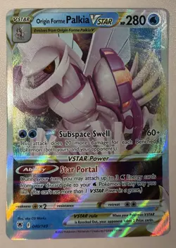 Pokemon TCG Origin Forme Palkia VSTAR 040/189 Swsh10: Astral Radiance Holo - Image 1