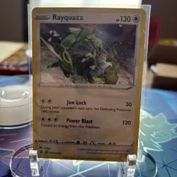 Pokemon TCG Sword And Shield Promo Rayquaza SWSH029 Cosmos Holo NM - Image 1