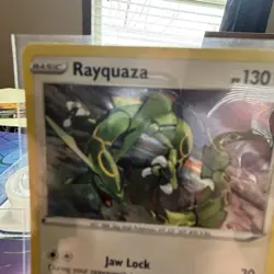 Pokemon TCG Sword And Shield Promo Rayquaza SWSH029 Cosmos Holo NM - Image 3