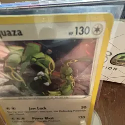 Pokemon TCG Sword And Shield Promo Rayquaza SWSH029 Cosmos Holo NM - Image 4