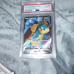 Pokemon 2020 Drednaw V Full Art Ultra Rare Holo Champion's Path #69 PSA 10 - Image 1
