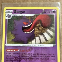 Pokemon TCG Gengar 057/198 SWSH06: Chilling Reign Reverse Holo Rare - Image 4