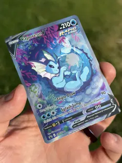 Pokemon TCG Vaporeon V Black Star Promo SWSH181 Near Mint - Image 5