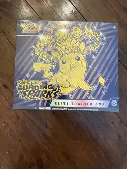 Pokemon TCG Surging Sparks ETB Scarlet & Violet Elite Trainer Box Factory Sealed - Image 1