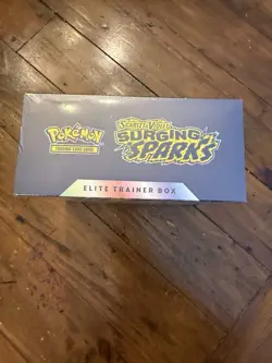 Pokemon TCG Surging Sparks ETB Scarlet & Violet Elite Trainer Box Factory Sealed - Image 3