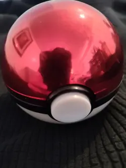 Vintage Pokemon Poke Ball 1999 With PIKACHU Gold Bar Authentic Burger King Toy - Image 1