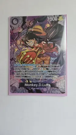 Monkey D. Luffy OP15 SP Art One Piece TCG ST26-005 - Image 1