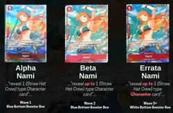 One Piece Card Game Nami Alt Art PARALLEL Pre-Errata ALPHA OP01-016 🔥 - Image 4