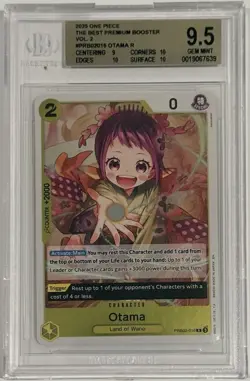 2025 One Piece Otama PRB02-016 Premium Booster BGS 9.5 Gem Mint Low Pop - Image 1