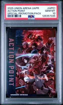 2025 UNION ARENA JPN UAPR-PROMOS SPECIAL PROMOTION PACK ACTION POINT PSA 10 - Image 1