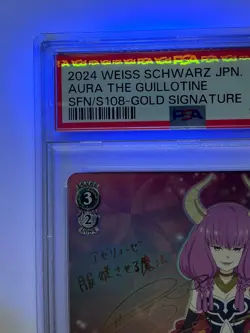 PSA 10 Weiss Schwarz Frieren Beyond Journey's End SFN/S108-026SP SP Signed Aura - Image 3