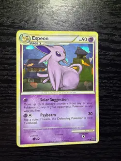 Espeon 2/90 2010 Undaunted Set Pokemon Card TCG Cracked Ice Holo Exclusive - Image 1