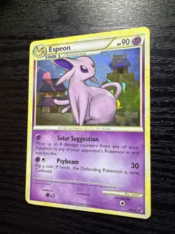 Espeon 2/90 2010 Undaunted Set Pokemon Card TCG Cracked Ice Holo Exclusive - Image 2