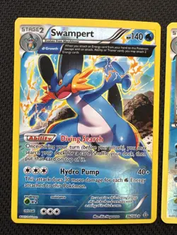 Swampert 36/160 Holo Rare Primal Clash Lp/nm Pokemon Card - Image 3