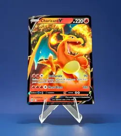 Charizard V 017/172 Brilliant Stars Ultra Rare NM Pokemon Card - Image 1