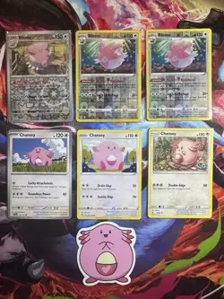 Pokemon TCG Blissey & Chansey Card Lot x6 - Image 1