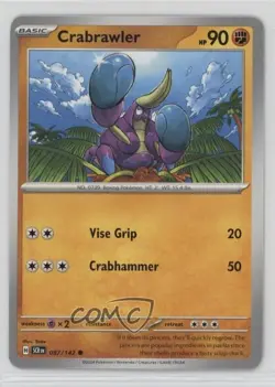 Crabrawler Pokemon SV07: Stellar Crown #087 - Image 1