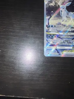 Glaceon VSTAR GG40/GG70 Crown Zenith Ultra Rare Holo Pokemon TCG 260 HP Card - Image 3