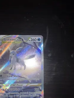 Glaceon VSTAR GG40/GG70 Crown Zenith Ultra Rare Holo Pokemon TCG 260 HP Card - Image 5