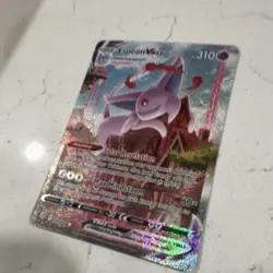 Pokemon Espeon VMAX Fusion Strike Ultra Rare Full Art Holo Card 270/264 - Image 3