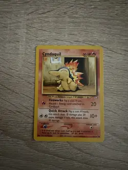 Pokemon Cards Cyndaquil Neo Genesis With Bonus Gift - Image 1