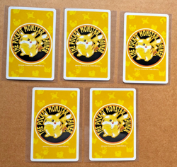 JOB LOT OF FIVE (5) POKEMON YELLOW PIKACHU BACK PLAYING CARDS - SEE DESCRIPTION - Image 2