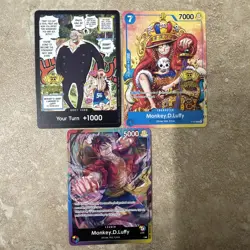 Monkey.D.Luffy (Release Event Leader) - English NM Promo Non Foil Sealed 3 card - Image 3