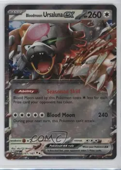 Bloodmoon Ursaluna ex Pokemon SV06: Twilight Masquerade #141 - Image 1