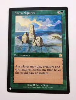 Vernal Equinox Mercadian Masques • Regular MTG - Image 1
